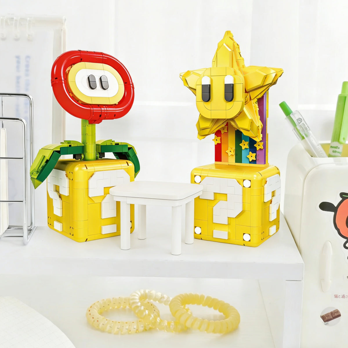 Marioブロック：ファイアフラワー「150mm」251204-1