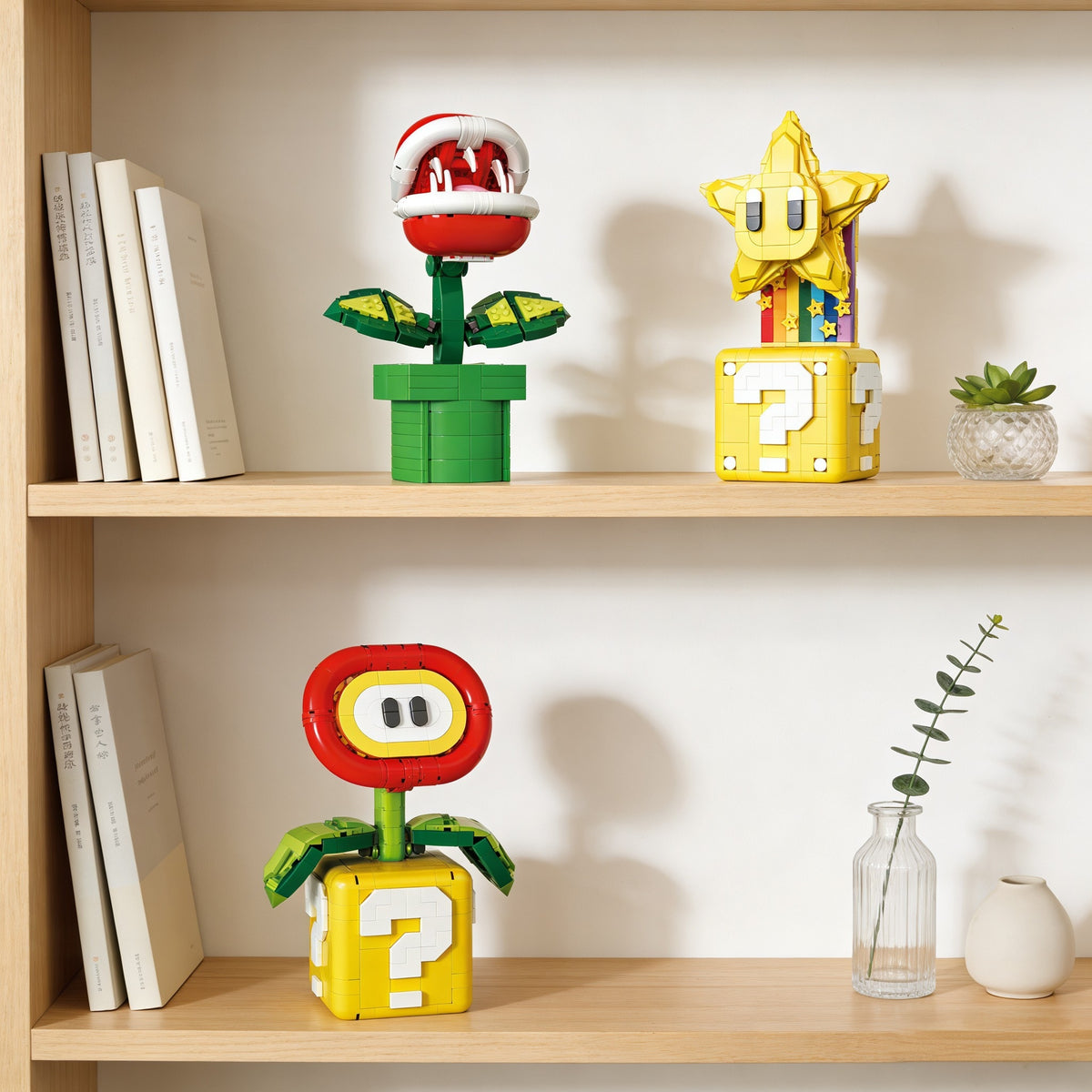 Marioブロック：パックンフラワー「200mm」251204-3