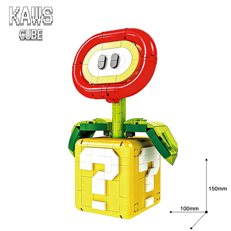 Marioブロック：ファイアフラワー「150mm」251204-1